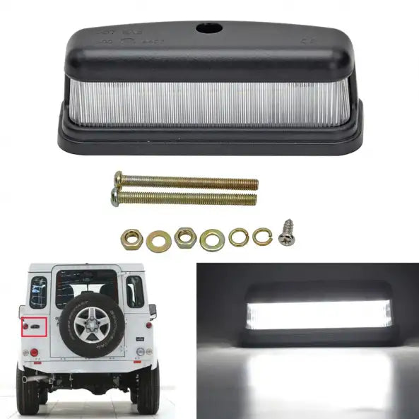 LED Plate Number Light For Land Rover Defender 90,110,130