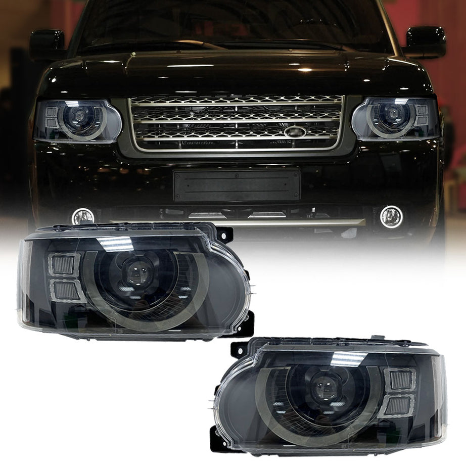 L322 Headlight For Land Rover Range Rover Vogue 2010 2011 2012 Car LED Lamp Front Headlights Upgrade Defender Style Lights
