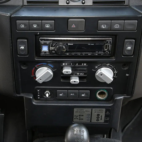 For Land Rover Defender 90 110 130 2004-18 Aluminum Alloy Car Air Conditioner Volume Adjustment Knob Cover Trim Car Accessories