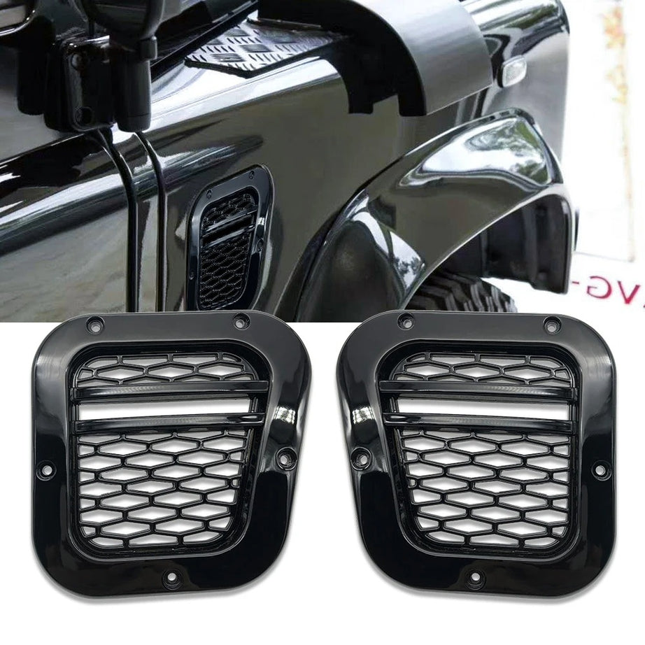 Car auto parts tuning air vent side vents grill 1pair left and right ABS for Land rover defend parts